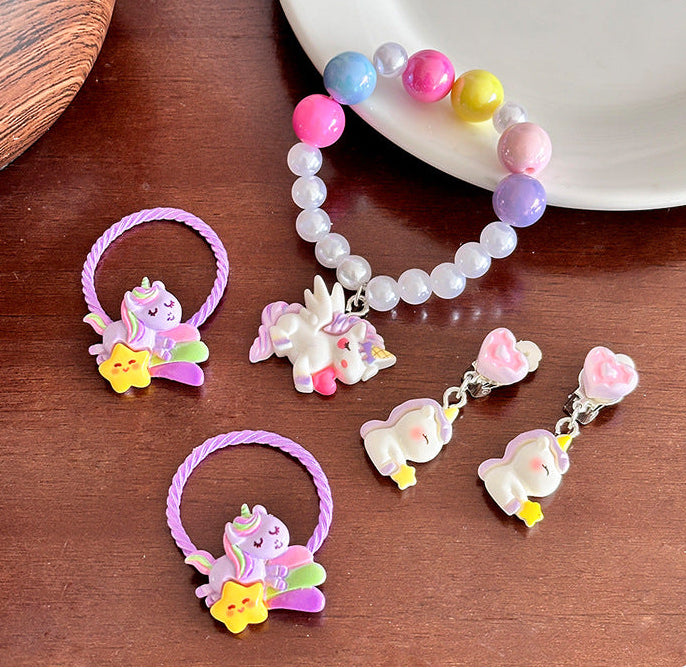 Kids Jewelry & Hair Accessories Set | 3+