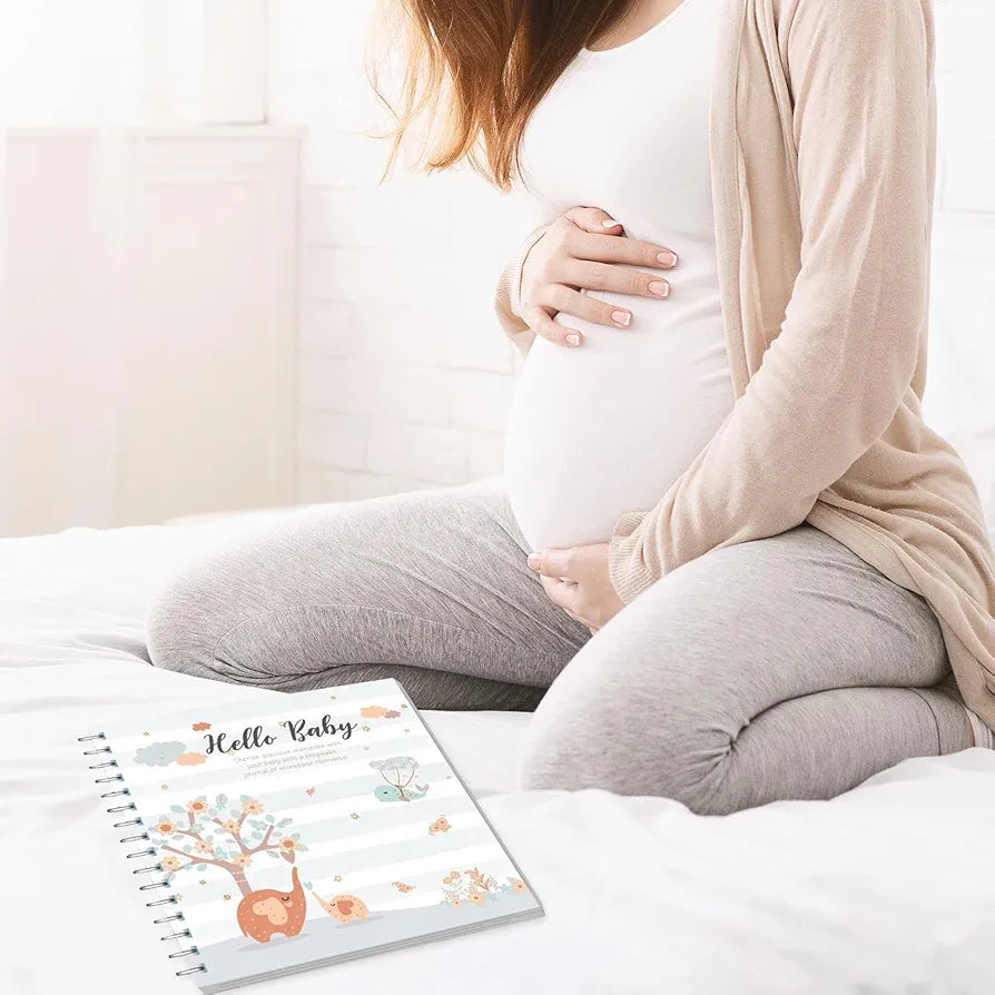 Customized Baby Journal, Baby Photo Album, Milestone Book