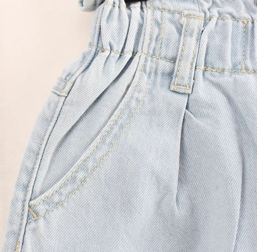 Denim Short For Girls size 6-12y