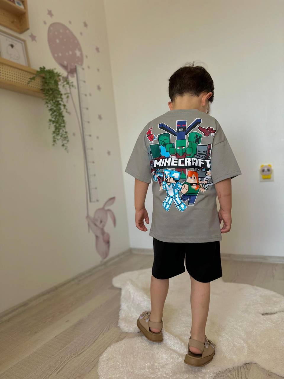 Outfit For Boys Minecraft Design Size 3-10y