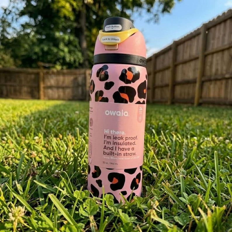 Owala Bottle Stainless Steel Free Sip Leak-proof Jungle Stroll 950ml