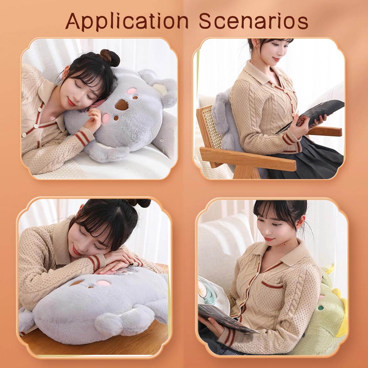 Stuffed Pillow Animal Design Toy Removable Minis
