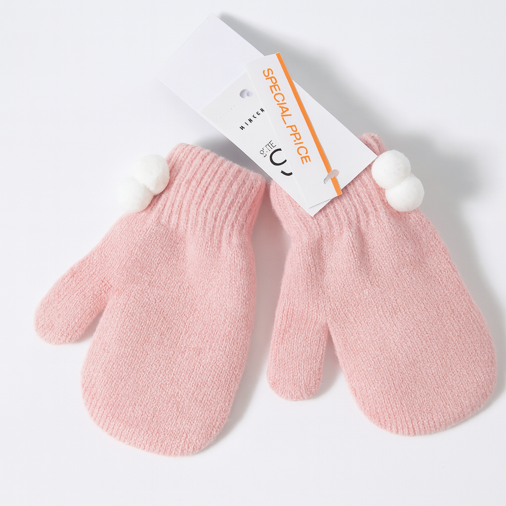 Warm Gloves For Girls Size 0-3y