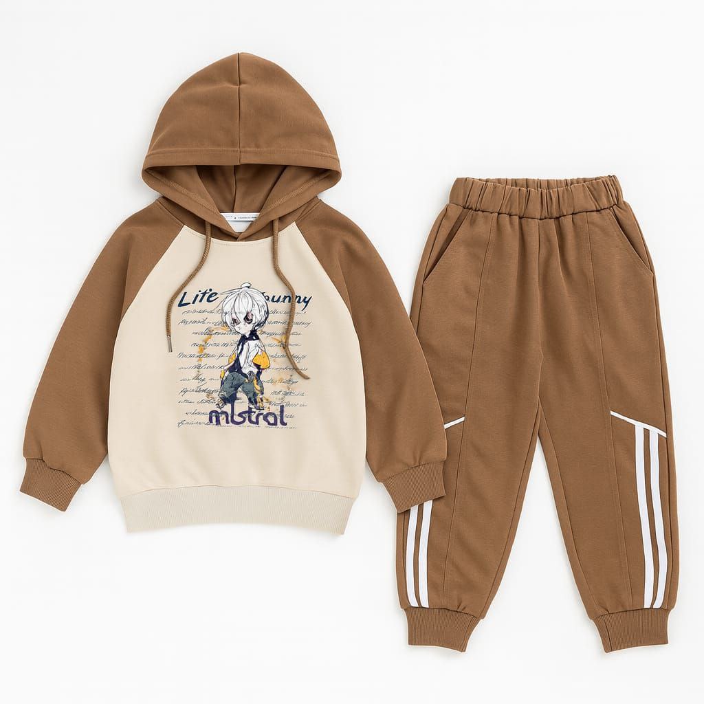 Outfit Cotton For Boys Set Of 2 Pcs Size 5-8y