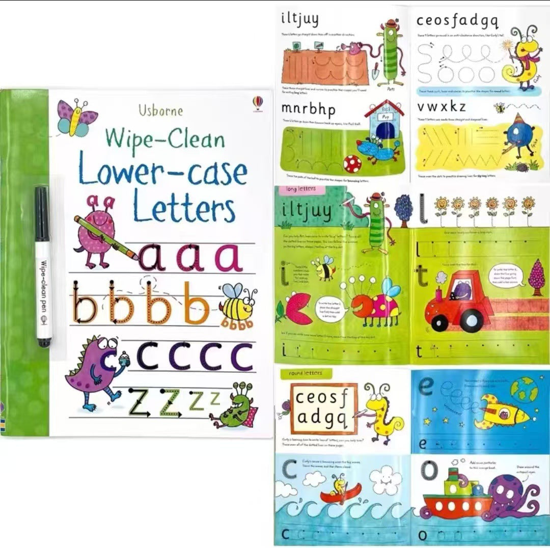 Usborne Wipe-Clean Books For Kids