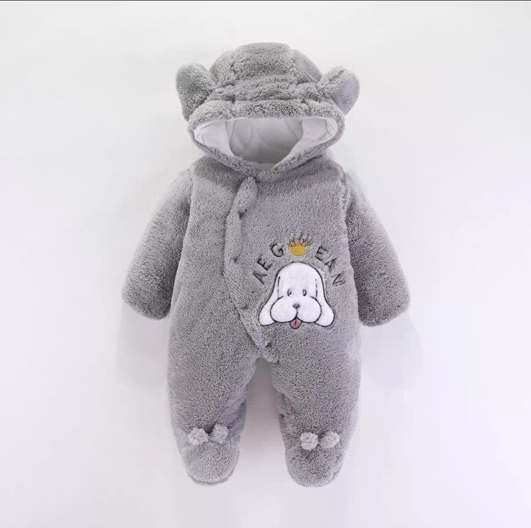 Very Warm Wear Grey and Beige 0-18m