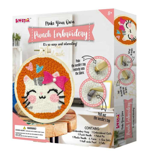Diy Sewing Kit For Kids Cat Design
