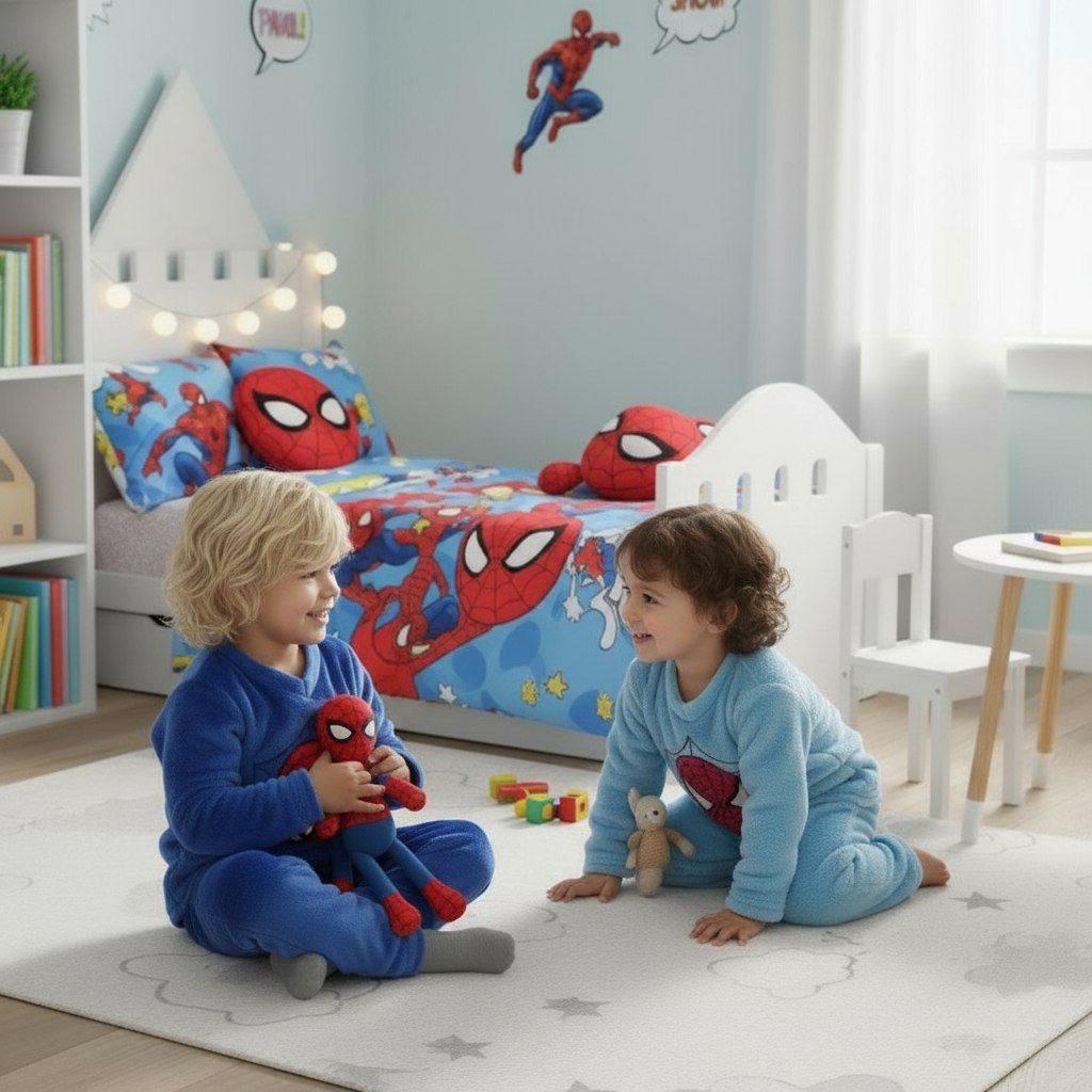 Winter Pyjama Warm Spider Man Design Size 1-2y