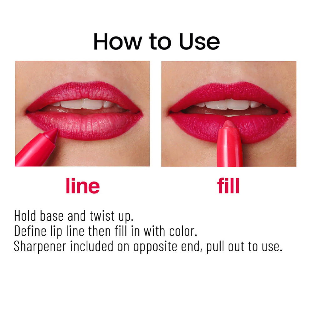 Lip Liner Lipstick Set Of 6 HANDAIYAN Lip Crayon