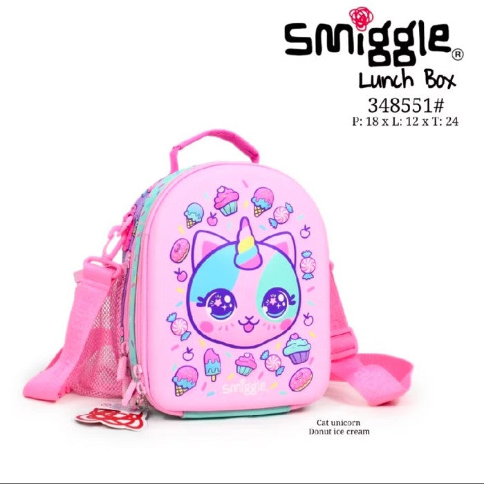 Smiggle Lunch Bag Cat Unicorn Design
