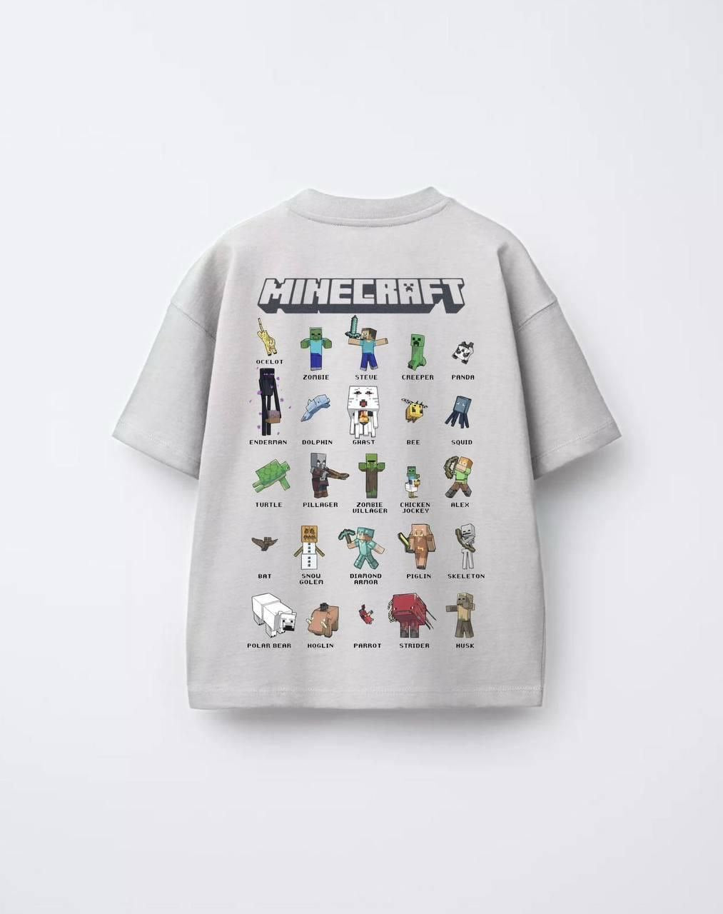 Cotton Tshirt Minecraft For Kids | Size 5-14y