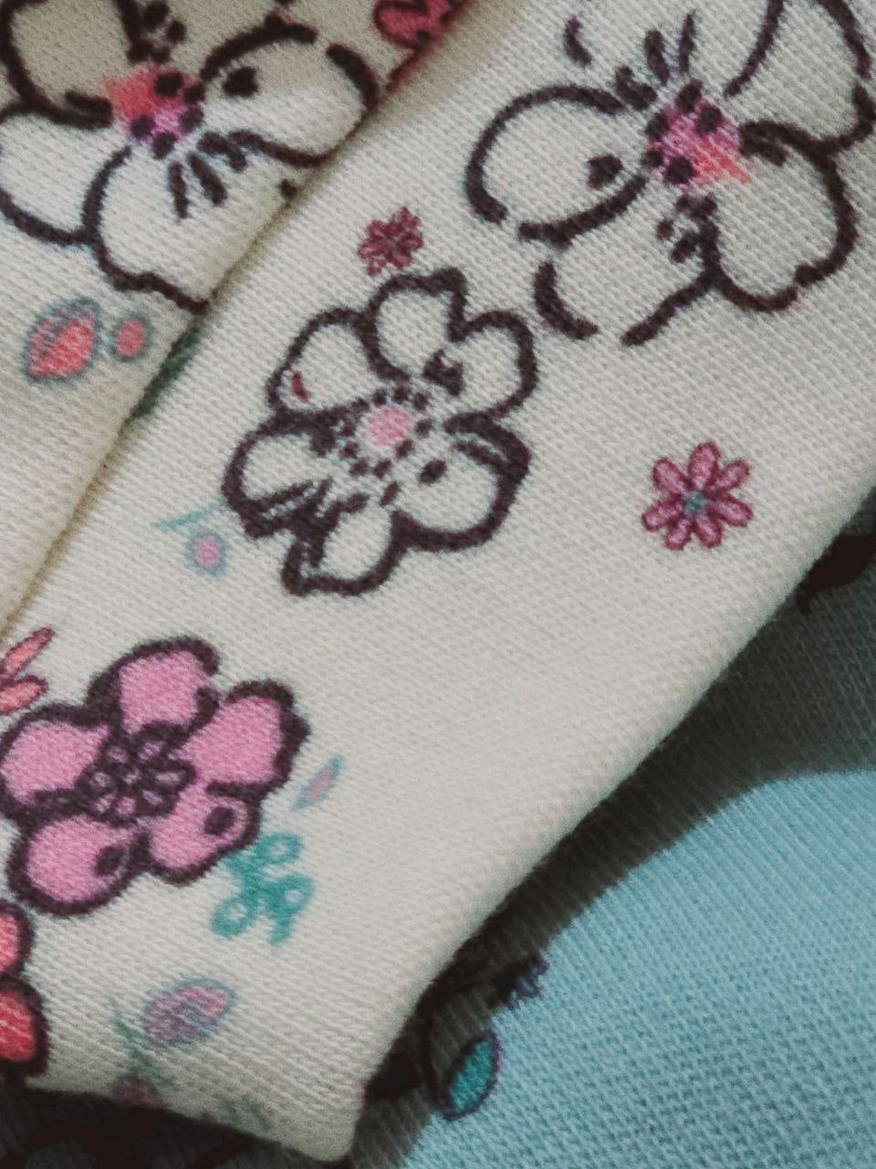 Set For Baby Girl Bear & Flower Design Size 0-6 months