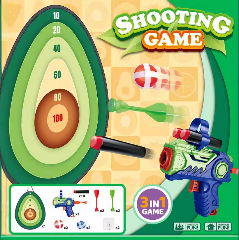 Shooting Game 3in1 Toy For Kids