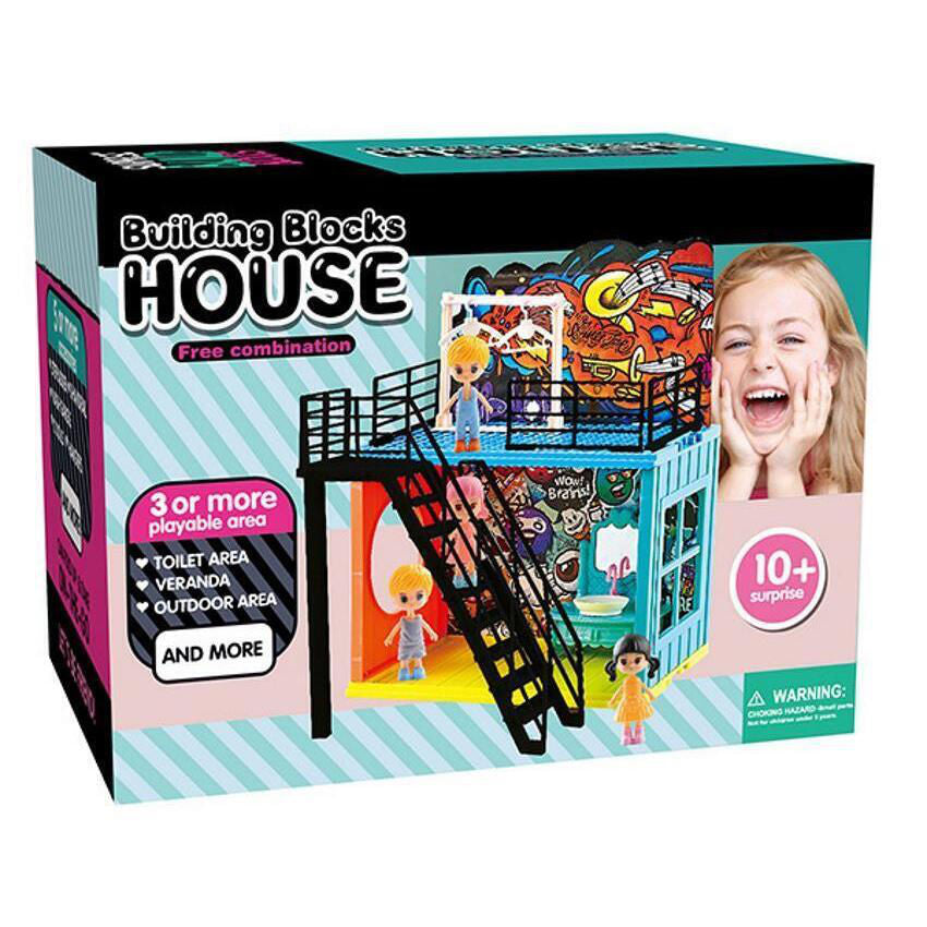 Building Blocks House - Surprise Box 10 Pcs | 3+