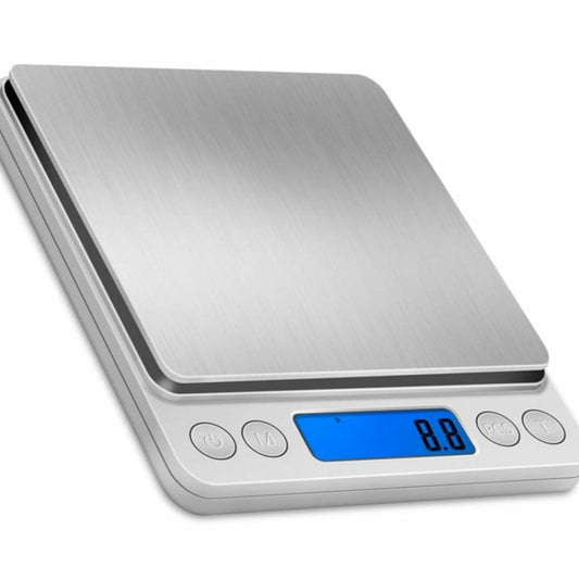 Digital Kitchen Scales, Portable Electronic Food Weighing Scale, 0.1g to 3kg ,LCD Display