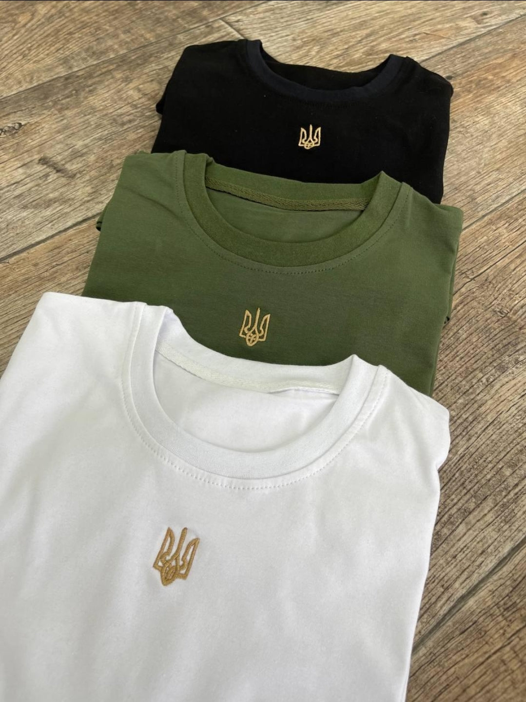 T-shirts With the Coat of Arms of Ukraine
