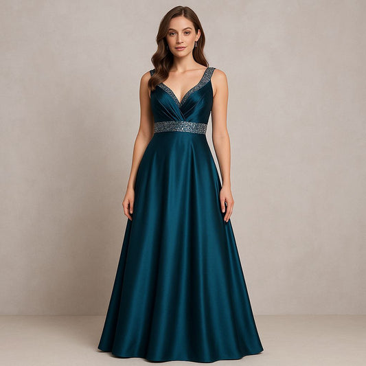 Long Dress Classy For Wedding Parties Women's Dress Size M