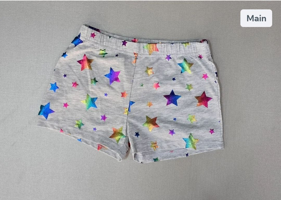 Pyjama Shirt For Girls Stars Design Size 4-5y