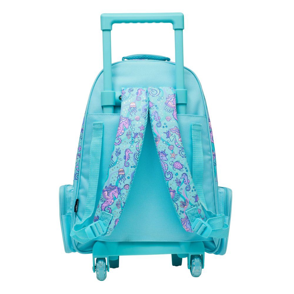 Smiggle Backpack | Light Up Wheels | Sea horse