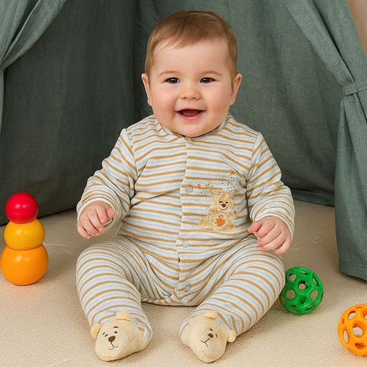 Jumpsuit For Baby Boy Bear Design Size 3-12 months