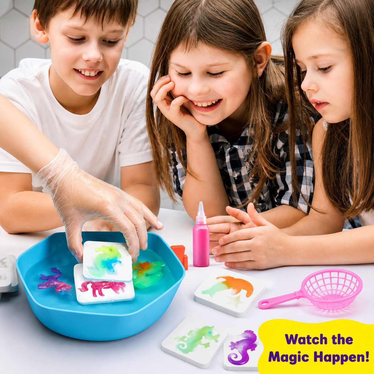 Magic Gel Water Pets DIY Kit – Create Your Own Water Creatures | Ages 6+