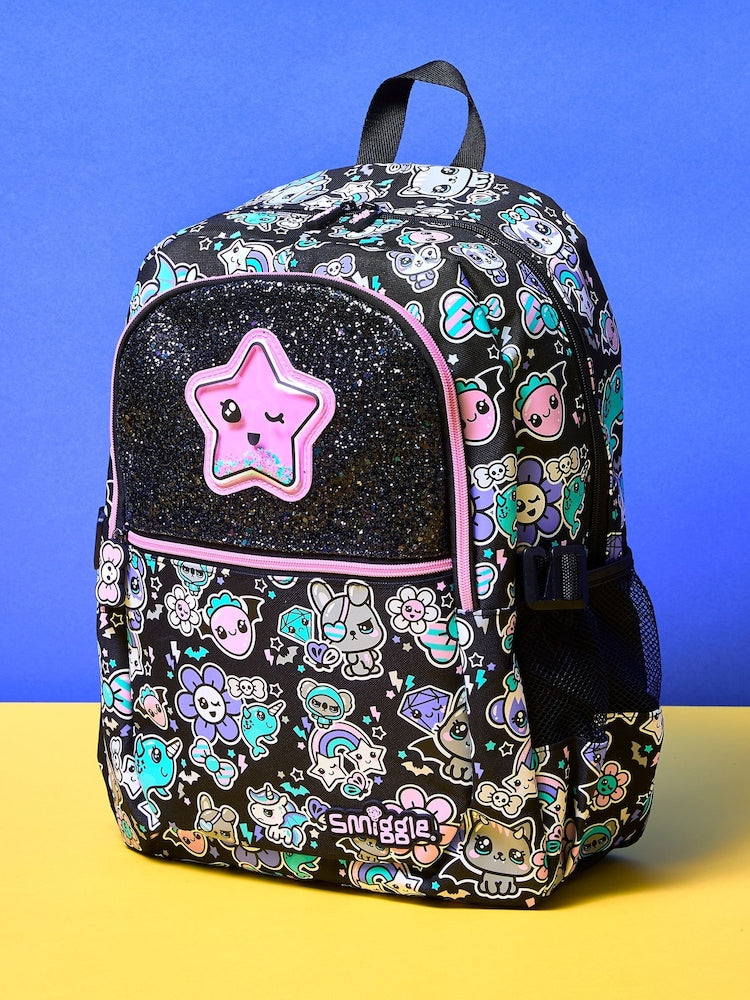 Smiggle Pink Star Backpack | (G1–G3) | 42 cm