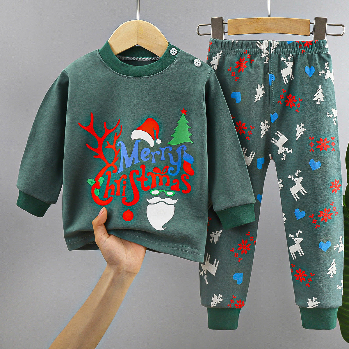 Pijama Winter Christmas Cotton Age 1-7y