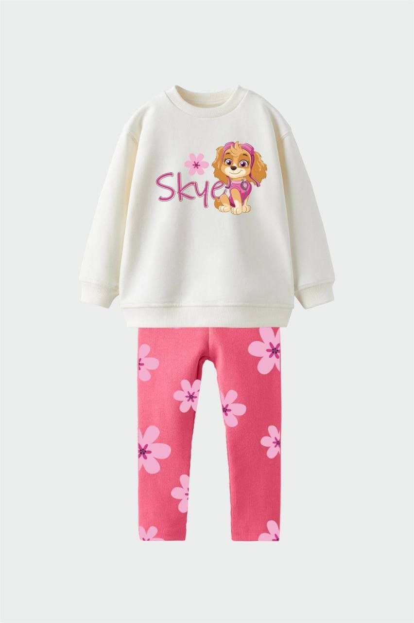 Outfit Cotton Paw Patrol Design Size 2-8y