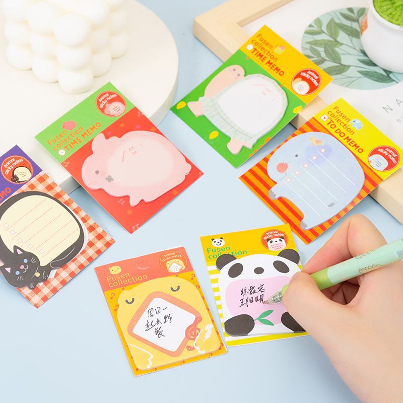 Sticky Note Cartoon Animal Design Pack Of 24 Pcs