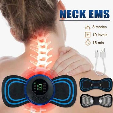 Mini Portable Electric Neck, Back & Body Pain Relief Massager