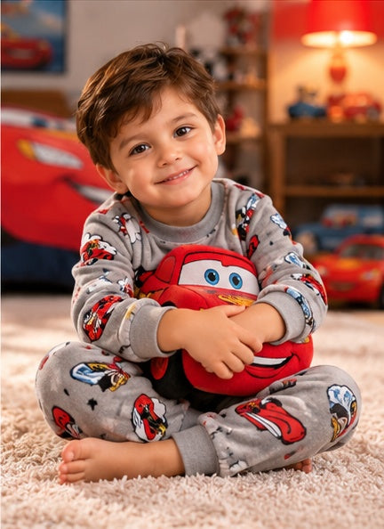 Kids’ Warm Winter Disney Cars Pajama Set | 1–5Y