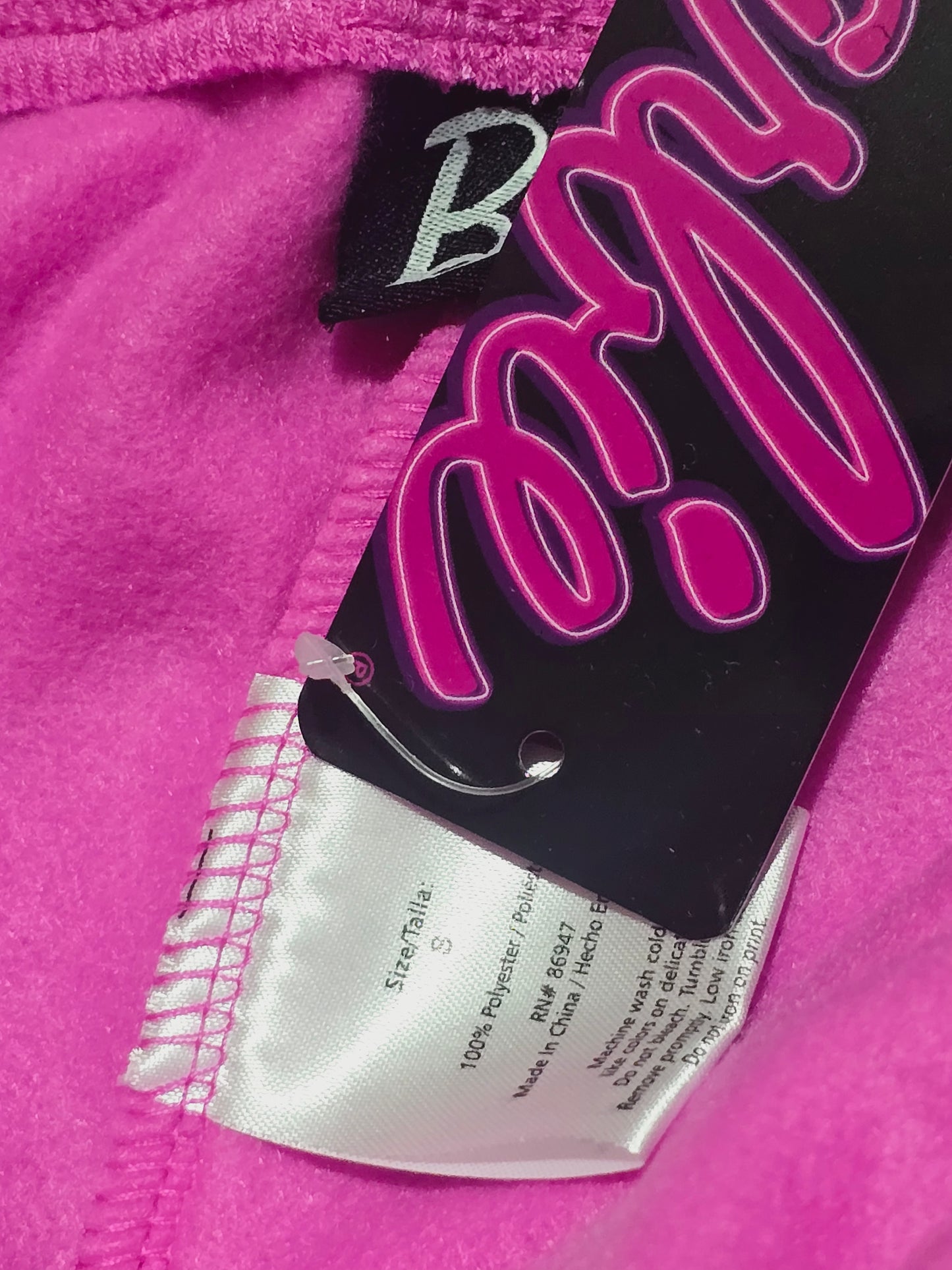Pants With Light Fleece Fleece For Girls Barbie Design Size S-L