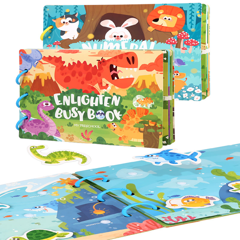 Preschool Busy Book Game Educational Diy Montessori Book