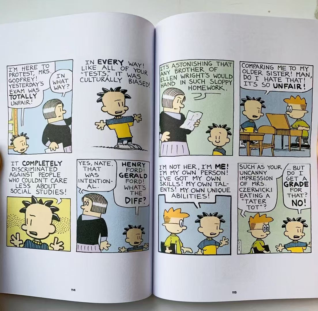 Big Nate Comic Book Collection by Lincoln Peirce – 12 Books Set | Soft Cover | 8+