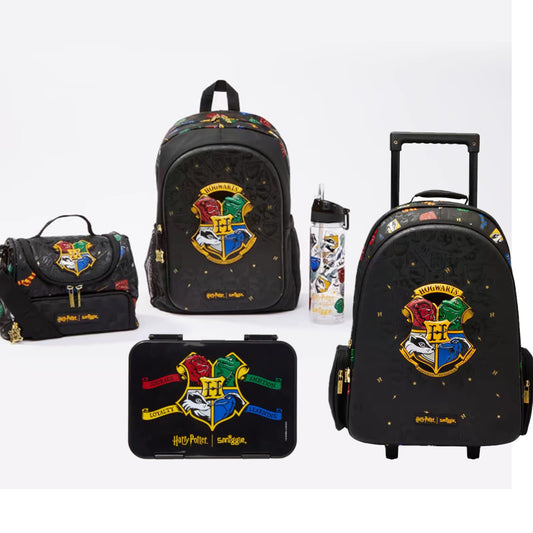 Smiggle Harry Potter  Set Of 3pcs  Lunch Bag Lunch Box Backpack 42cm