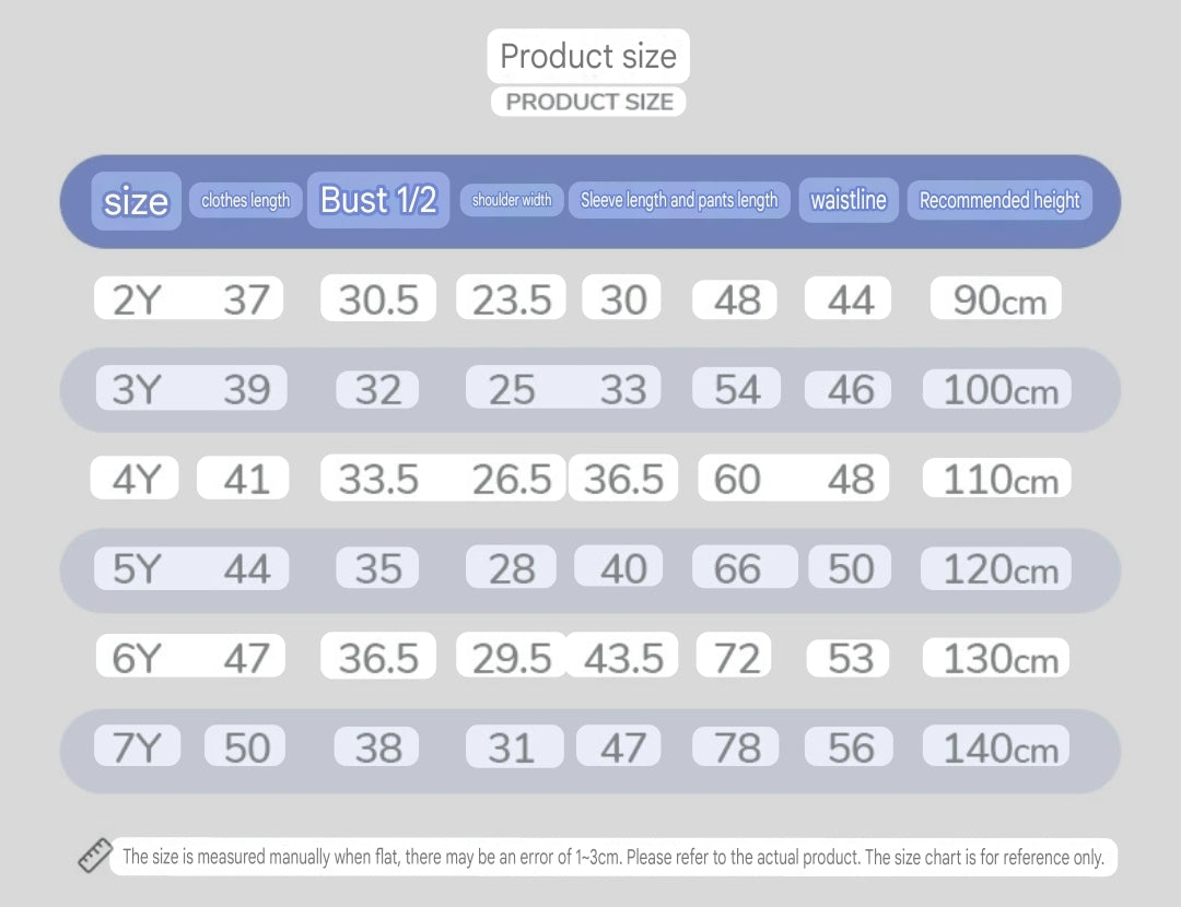 Cotton 100% Kids Outfit Zoo Design Size 5-7y