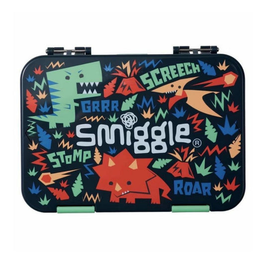 Smiggle Lunch Box Dinosaur Design 21x15x4.5