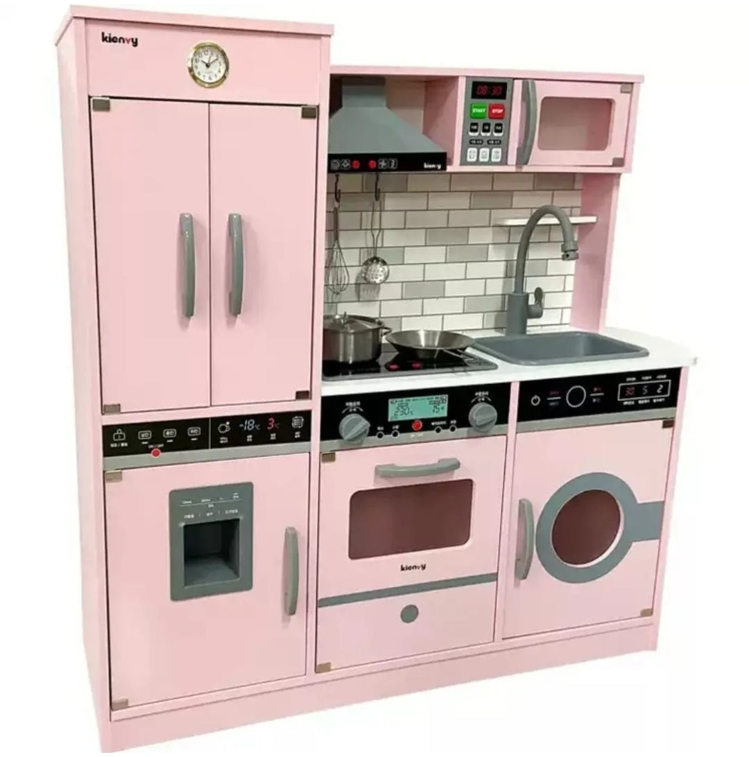 Wooden Miniature Kitchen Set
Large 91x91cm cm Refrigerator Wooden Miniature Kitchen Set