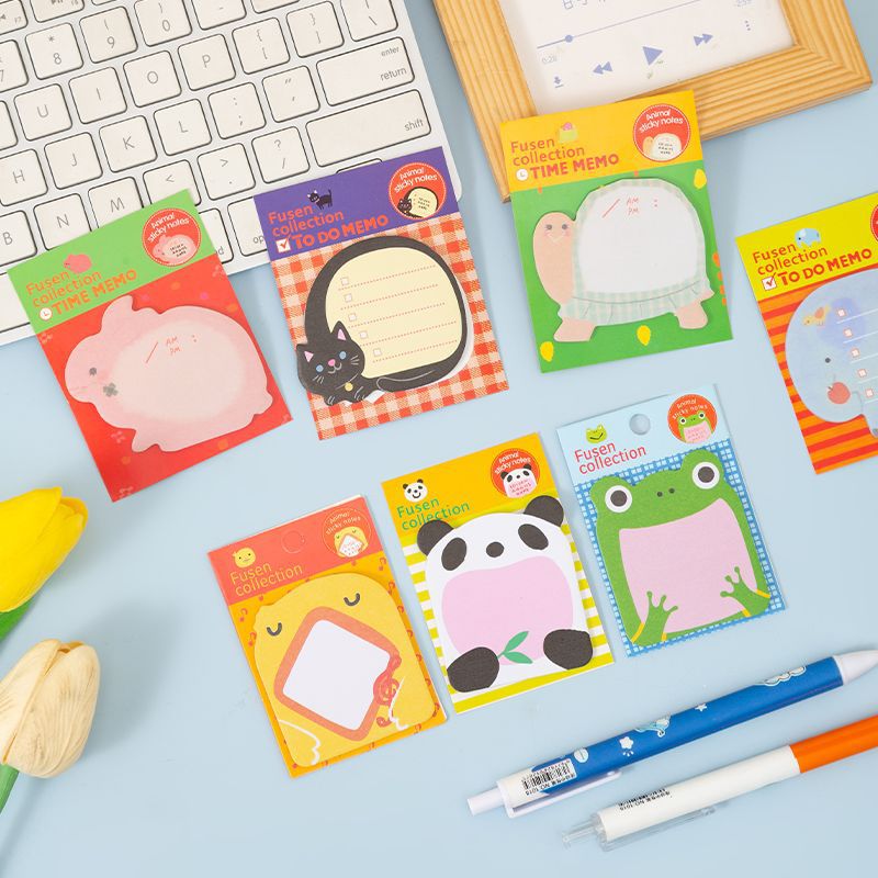 Sticky Note Cartoon Animal Design Pack Of 24 Pcs
