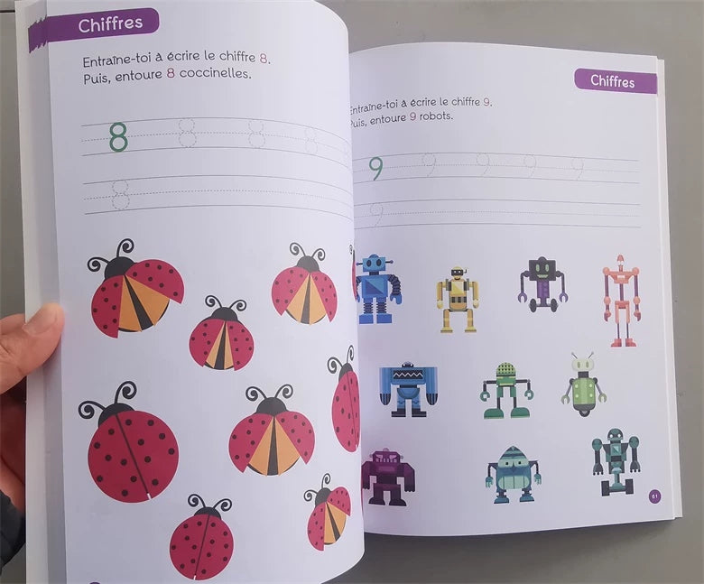 Mon Cahier D'exercices - Educational French Book | Soft Cover | 5+