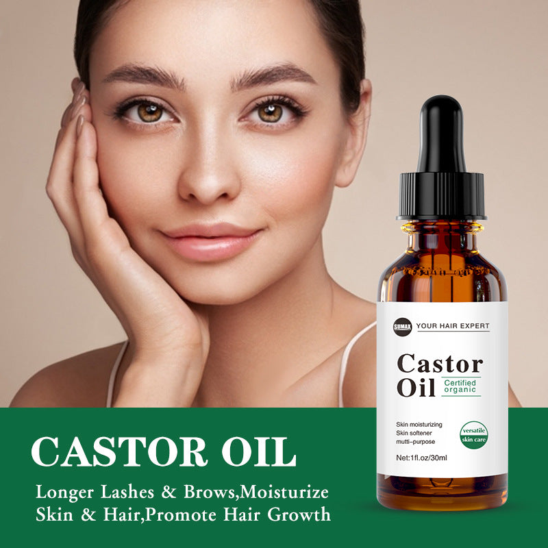 Castor Oil - Hair Growth & Care, Thicker Eyelashes & Eyebrows 30ml