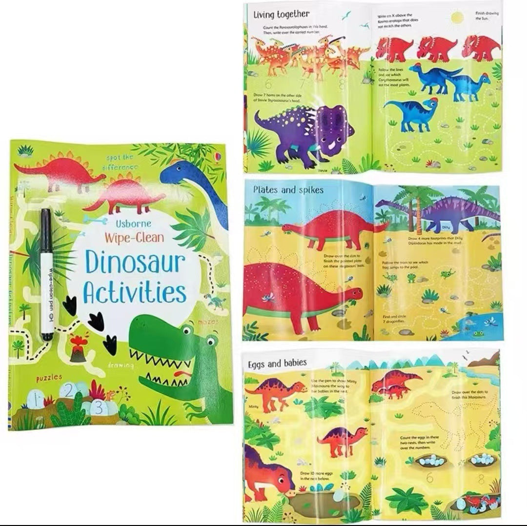 Usborne Wipe-Clean Books For Kids