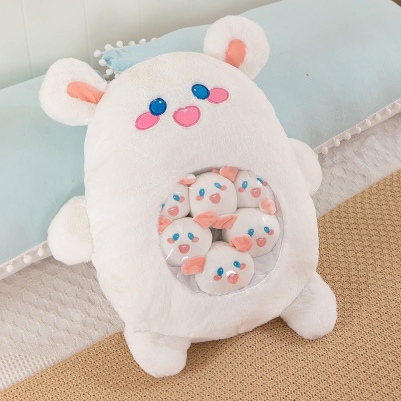 Stuffed Pillow Animal Design Toy Removable Minis