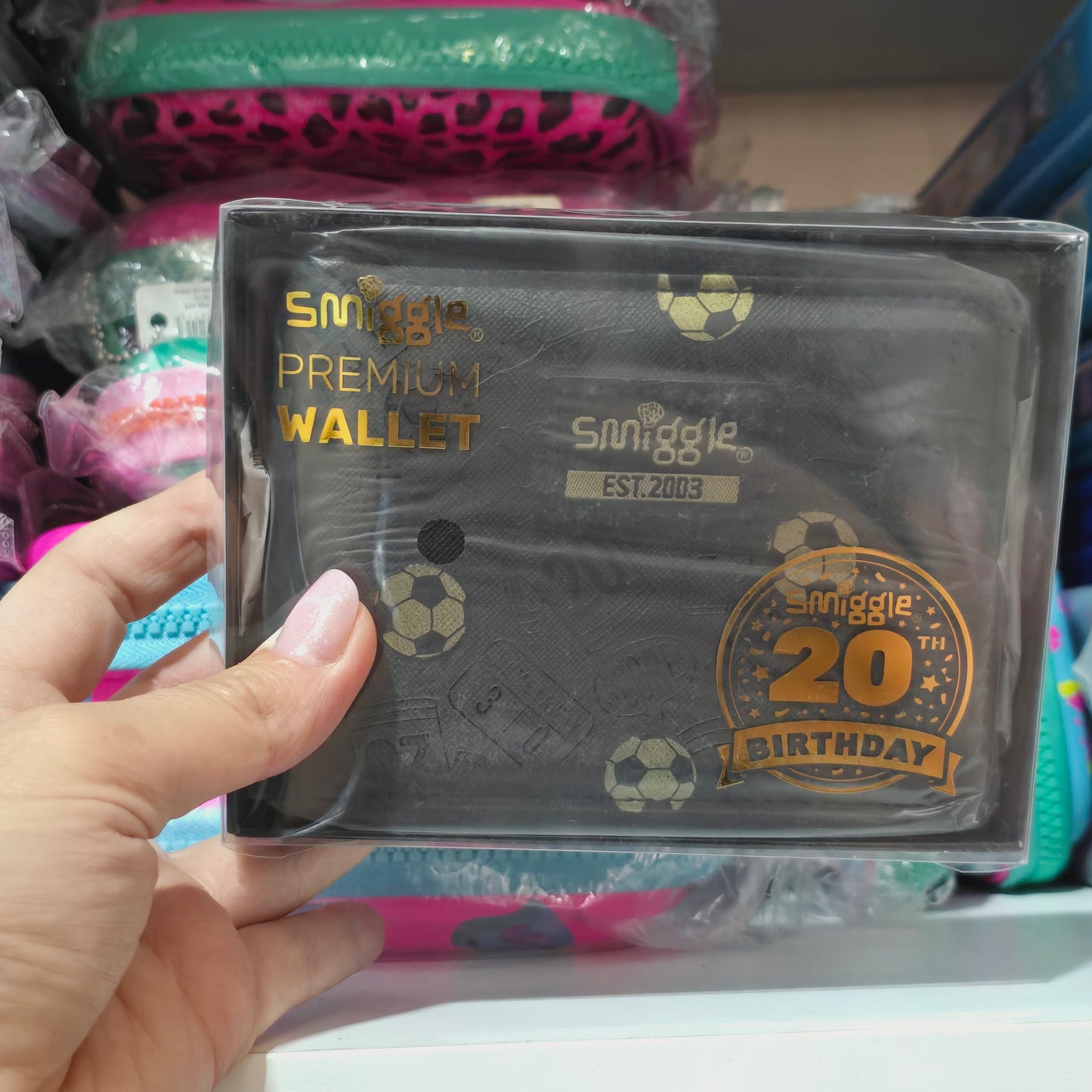 Smiggle Gold Football Wallet