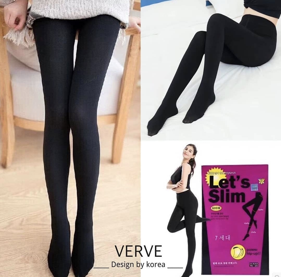 Tights For Women Lets Slim Stockings Slim Leg 200Den Size S-L One Size