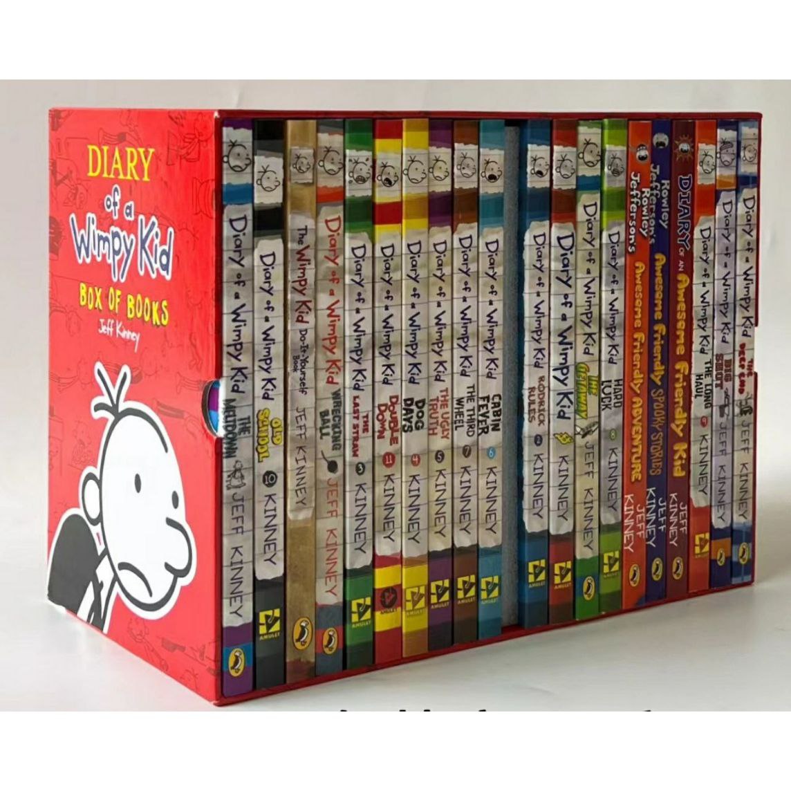Diary Of A Wimpy Kid Box 1-24 Books By Jeff Kinney