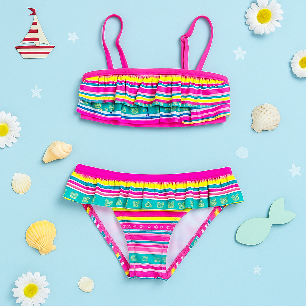 Rainbow Swimsuit Beach wear 10y