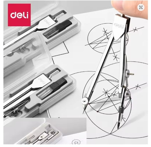 Stainless Steel Drawing Compass Math Geometry Tool