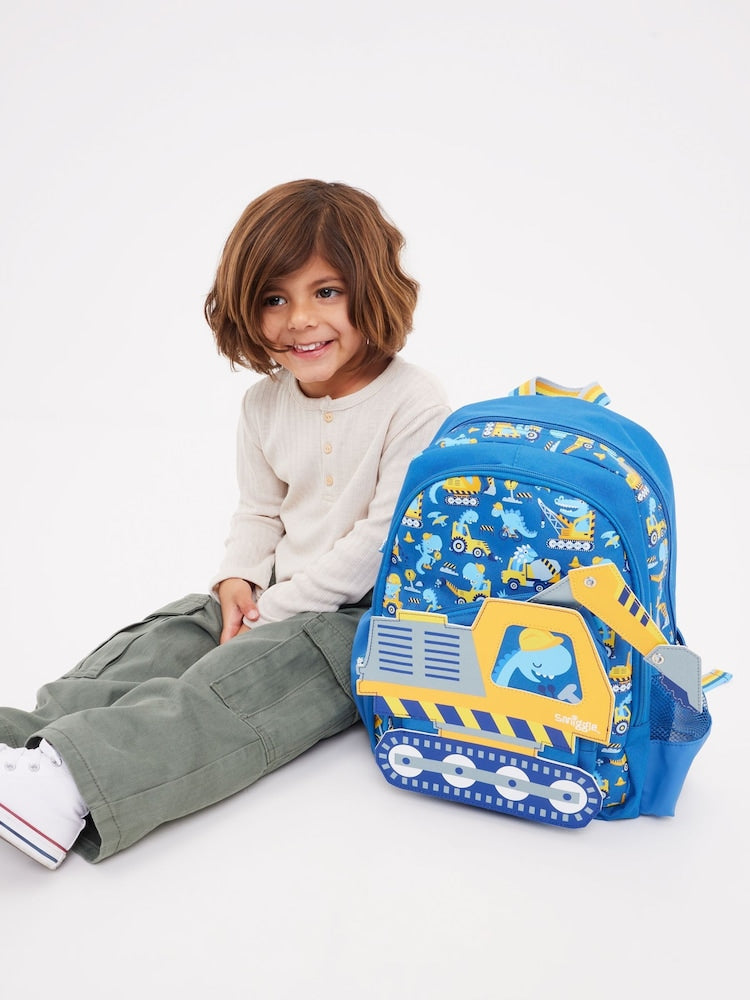 Smiggle Backpack Truck Design 36cm KG1-KG3
