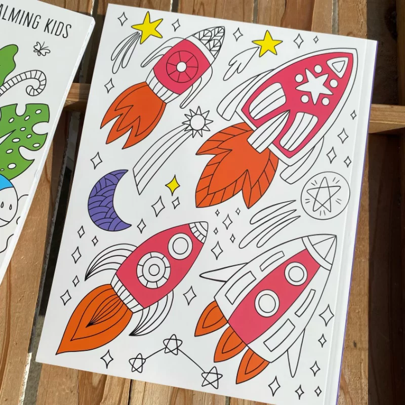 Creative Coloring Book For Calming Kids